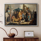 David with Goliath's Head in front of Saul, for Rembrandt, 1627 - Floater Framed Canvas Print
