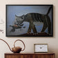 Cat Catching a Bird, 1939 - Floater Framed Canvas Print
