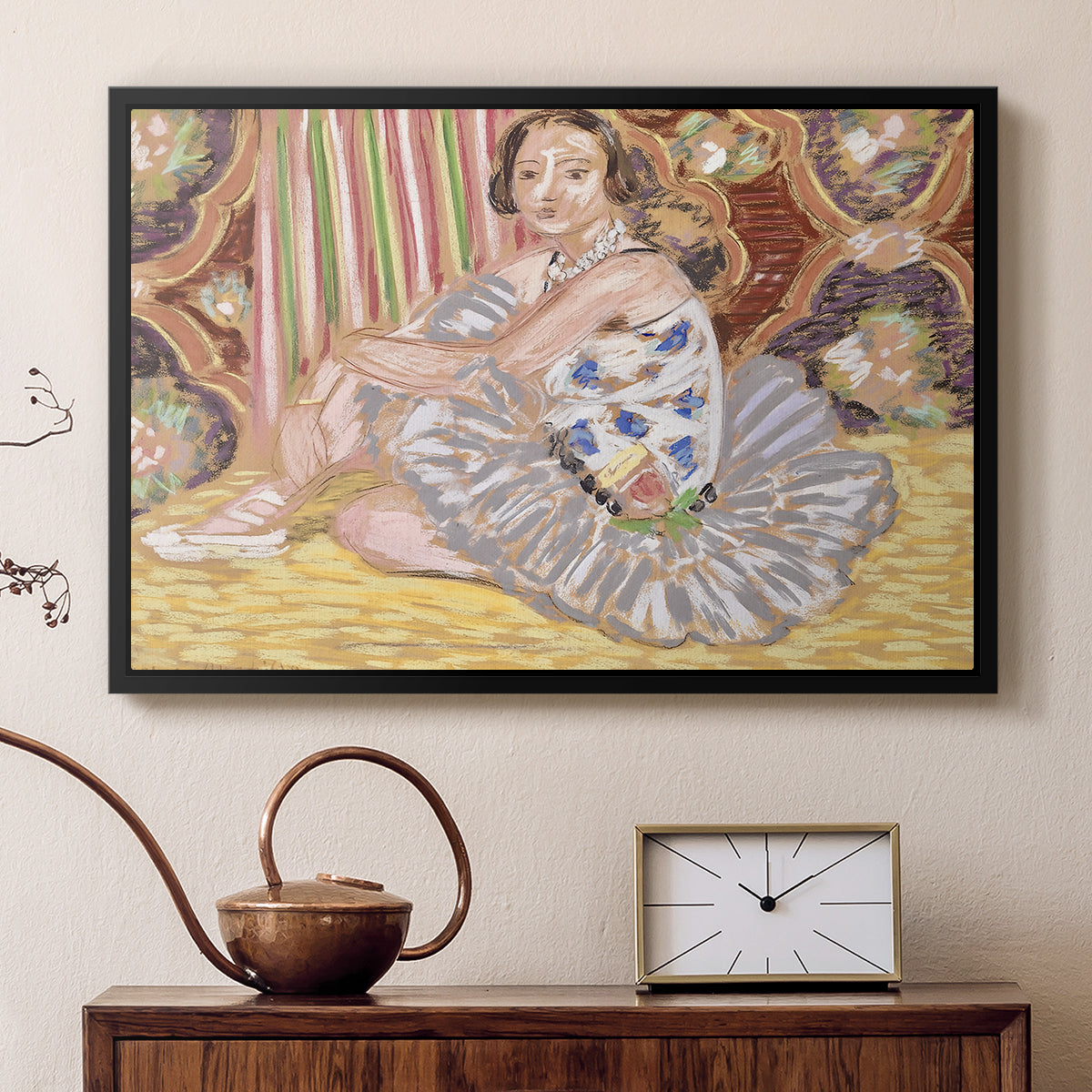 The Dancer (La danseuse), c. 1927 - Floater Framed Canvas Print