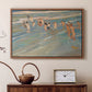Children Playing on the Beach in Valencia, c. 1908 - Floater Framed Canvas Print