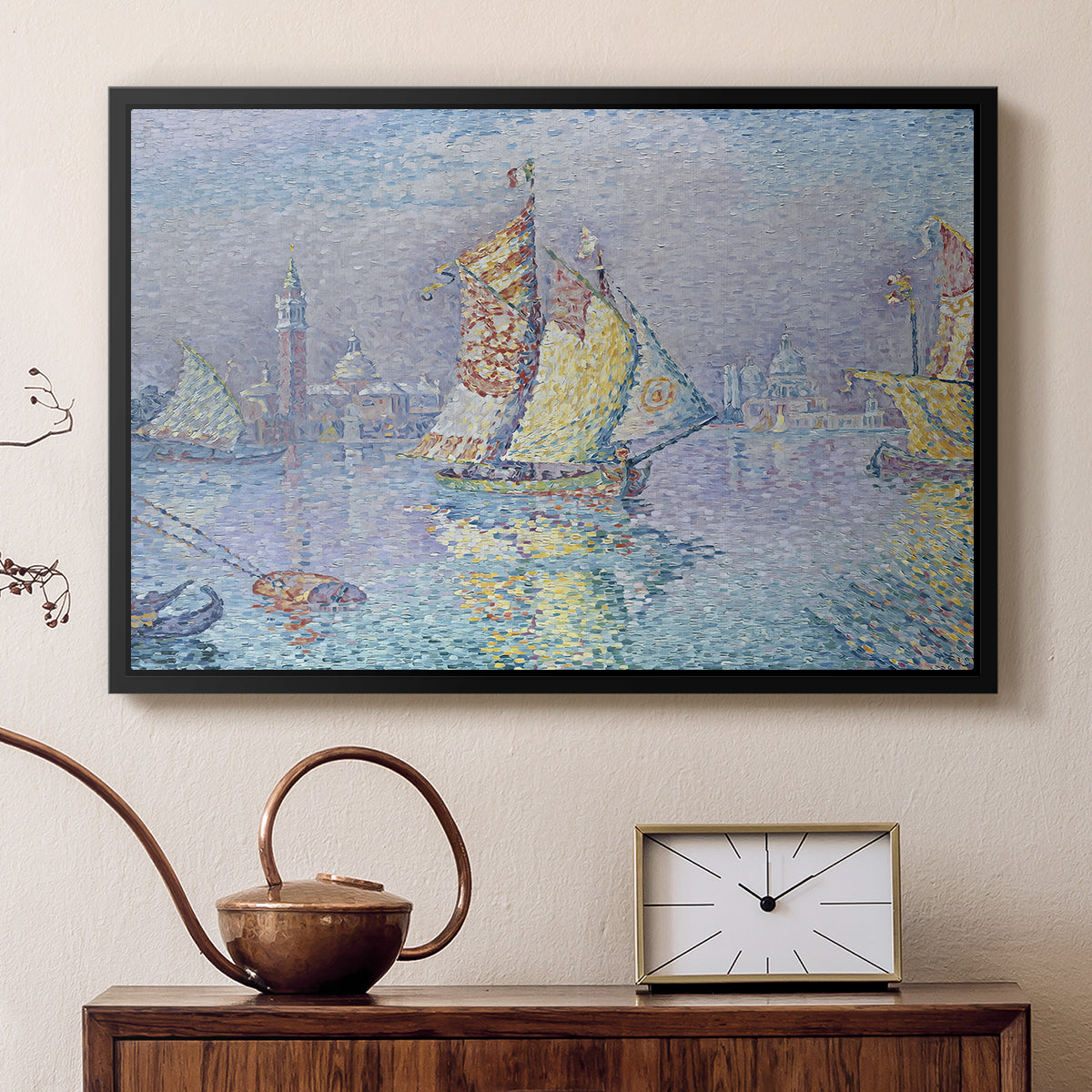 Venice, the Yellow Sail, 1904 - Floater Framed Canvas Print
