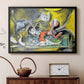 Still Life with Cat and Lobster, 1962 - Floater Framed Canvas Print
