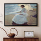 Clotilde on the Beach, 1904 - Floater Framed Canvas Print