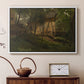 German Farm, 1859 - Floater Framed Canvas Print