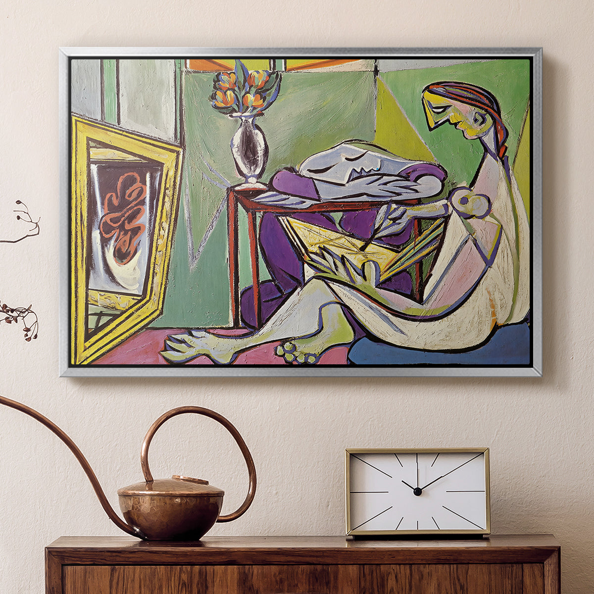 The Muse, 1935 - Floater Framed Canvas Print
