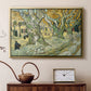 The Large Plane Trees (Road Menders at Saint-Rémy), 1889 - Floater Framed Canvas Print