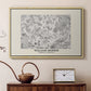 Fleurs, 1866 (Morris Inspired) - Floater Framed Canvas Print