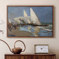 The Beach at Valencia, 1908 - Floater Framed Canvas Print