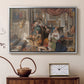 Roman Pilgrims, 1854 - Floater Framed Canvas Print
