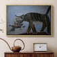 Cat Catching a Bird, 1939 - Floater Framed Canvas Print