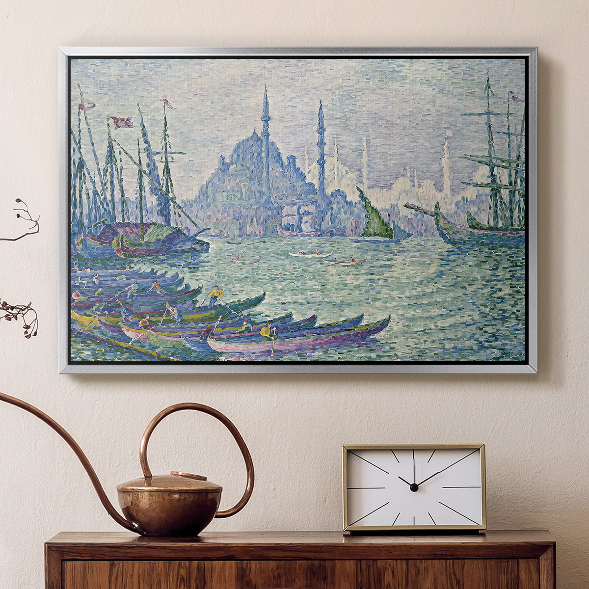 The Golden Horn, Minarets, 1907 - Floater Framed Canvas Print