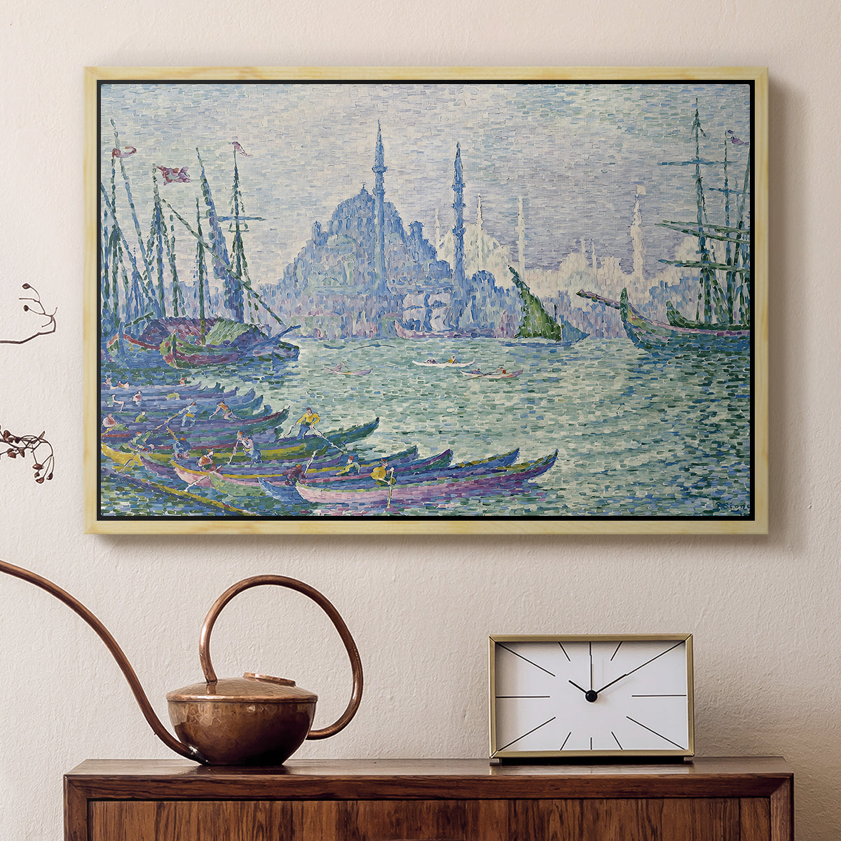 The Golden Horn, Minarets, 1907 - Floater Framed Canvas Print
