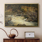 Waterfall in Hallingdal, 1848 - Floater Framed Canvas Print
