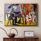 The Painter and His Model, 1963 - Floater Framed Canvas Print