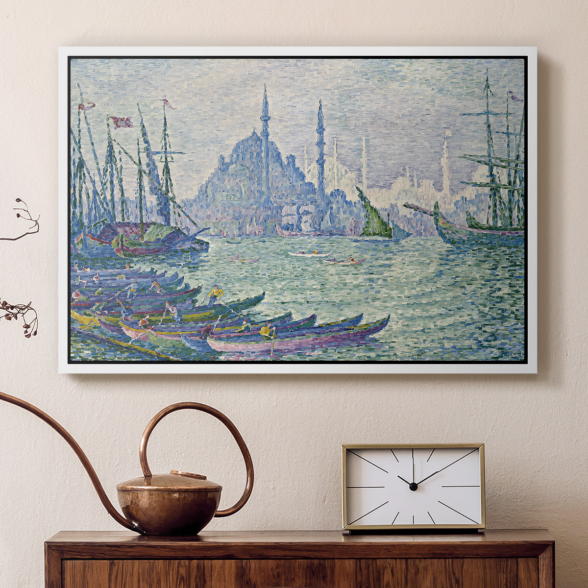 The Golden Horn, Minarets, 1907 - Floater Framed Canvas Print