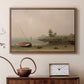 The Stranded Boat, 1863 - Floater Framed Canvas Print