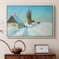 Shoveling Snow on a Beautiful Winter Day, c. 1898 - Floater Framed Canvas Print