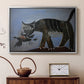 Cat Catching a Bird, 1939 - Floater Framed Canvas Print