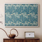 Tulip (Teal), 1875 - Floater Framed Canvas Print