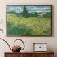 Green Wheat Field with Cypress, 1889 - Floater Framed Canvas Print