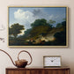 Landscape with Shepherds and Flock of Sheep, c. 1763-1765 - Floater Framed Canvas Print
