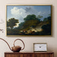 Landscape with Shepherds and Flock of Sheep, c. 1763-1765 - Floater Framed Canvas Print