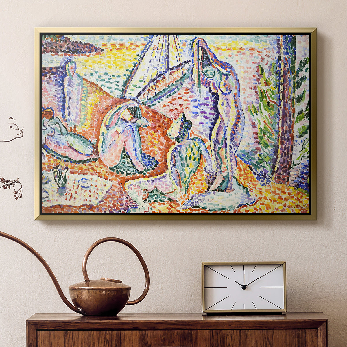 Luxe, Calme et Volupté, 1904 - Floater Framed Canvas Print