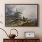 An Alpine Farm on the Untersberg, 1835 - Floater Framed Canvas Print