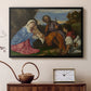 The Holy Family with a Shepherd, c. 1510 - Floater Framed Canvas Print