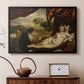 Venus and the Lute Player, c. 1565-1570 - Floater Framed Canvas Print