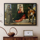 Madonna and Child with Saints Anthony of Padua and Roch, c. 1510 - Floater Framed Canvas Print