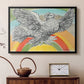 Flying Dove with Rainbow (Colombe volant à l'Arc-en-ciel), 1952 - Floater Framed Canvas Print
