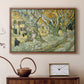The Large Plane Trees (Road Menders at Saint-Rémy), 1889 - Floater Framed Canvas Print