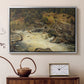 Waterfall in Hallingdal, 1848 - Floater Framed Canvas Print
