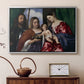 Madonna and Child with Saints Dorothy and George, c. 1516 - Floater Framed Canvas Print