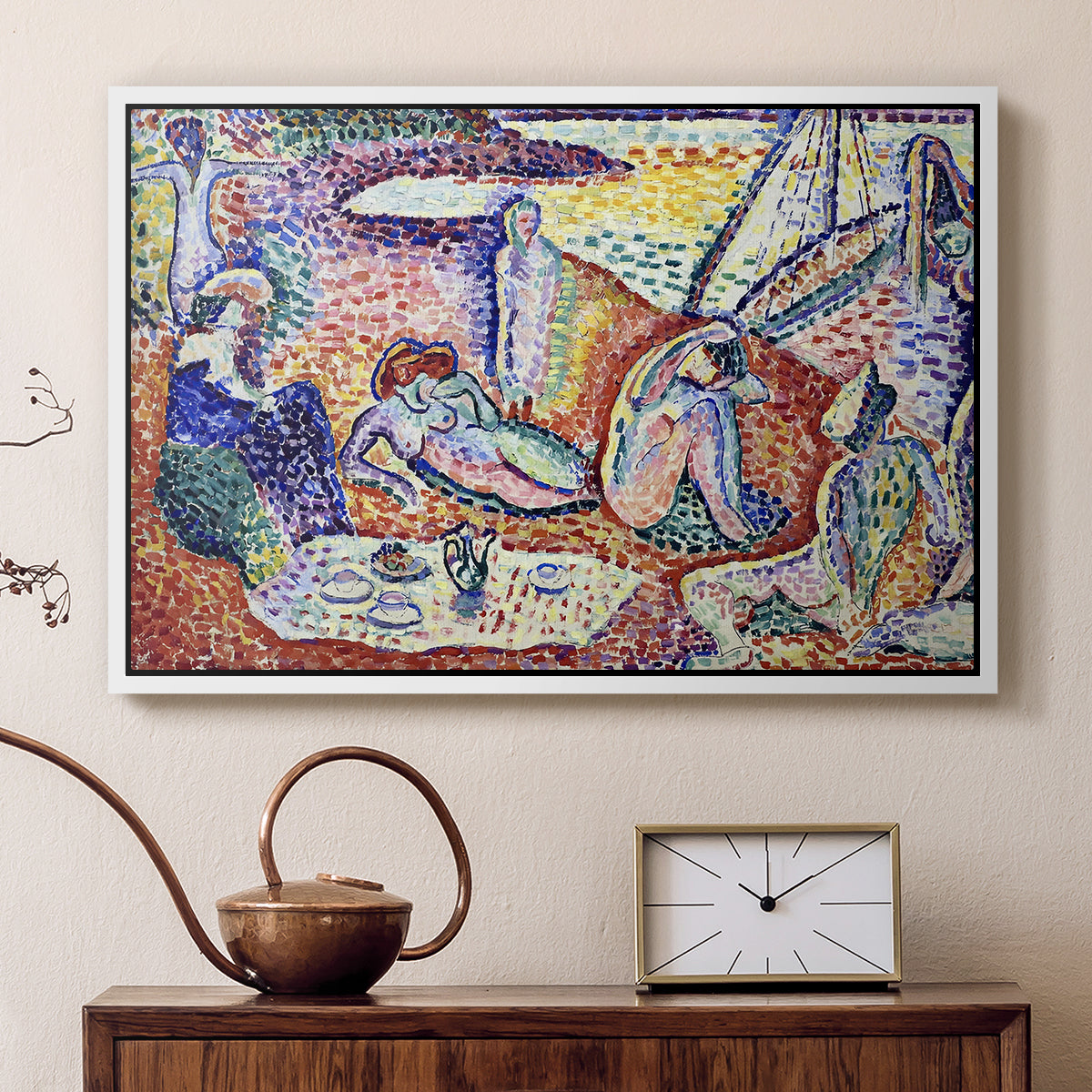Luxe, Calme et Volupté, 1904 - Floater Framed Canvas Print