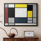 Composition with Yellow, Red, Black, Blue, and Gray, 1920 - Floater Framed Canvas Print