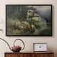 Eagles and Dying Stag on a Lakeshore, 1836 - Floater Framed Canvas Print