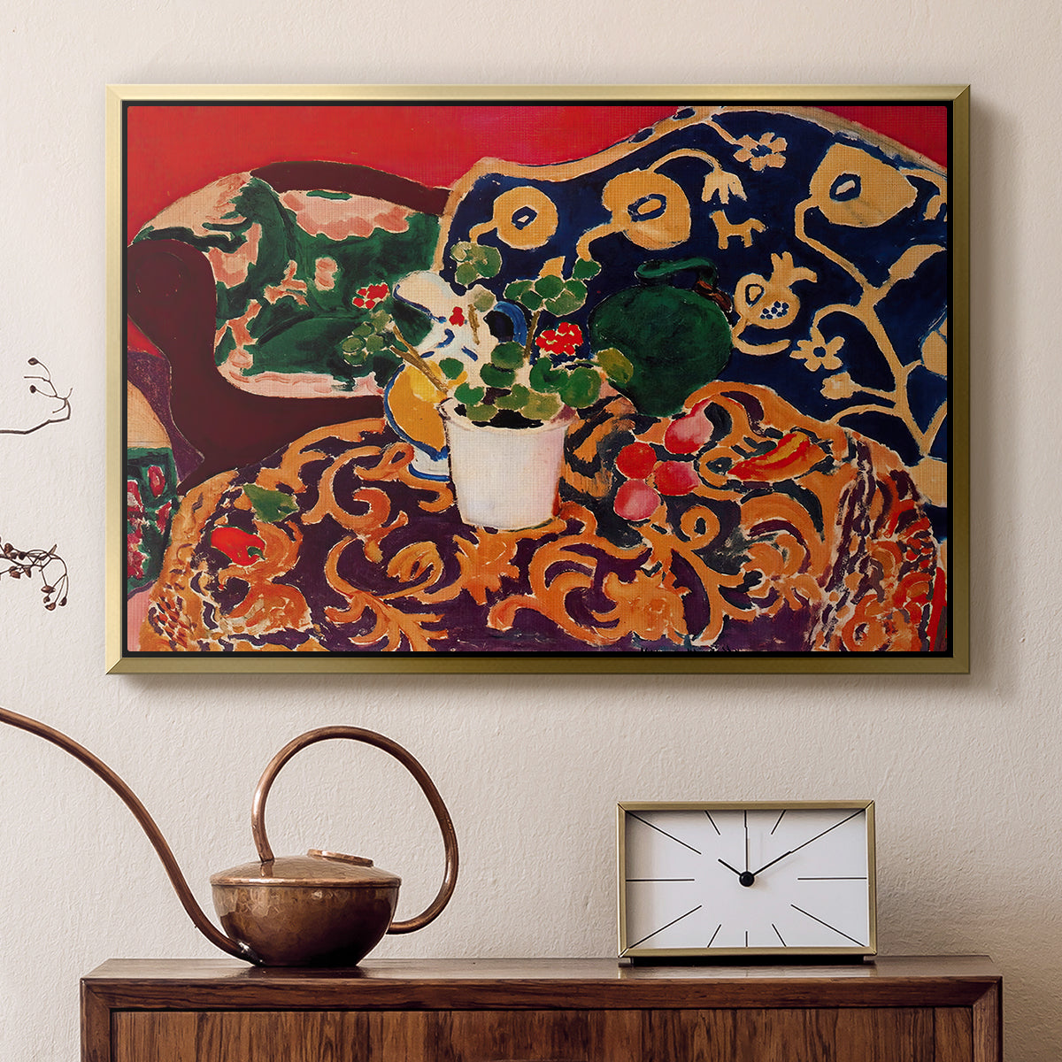 Spanish Still Life, c. 1910 - Floater Framed Canvas Print