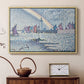 Entrance to the Port of Honfleur, 1899 - Floater Framed Canvas Print