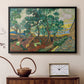 The Garden of Saint-Paul Hospital, 1889 - Floater Framed Canvas Print
