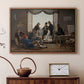A Group of Danish Artists in Rome, 1837 - Floater Framed Canvas Print