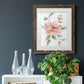 Peony Contour - Barnwood Framed Art Print