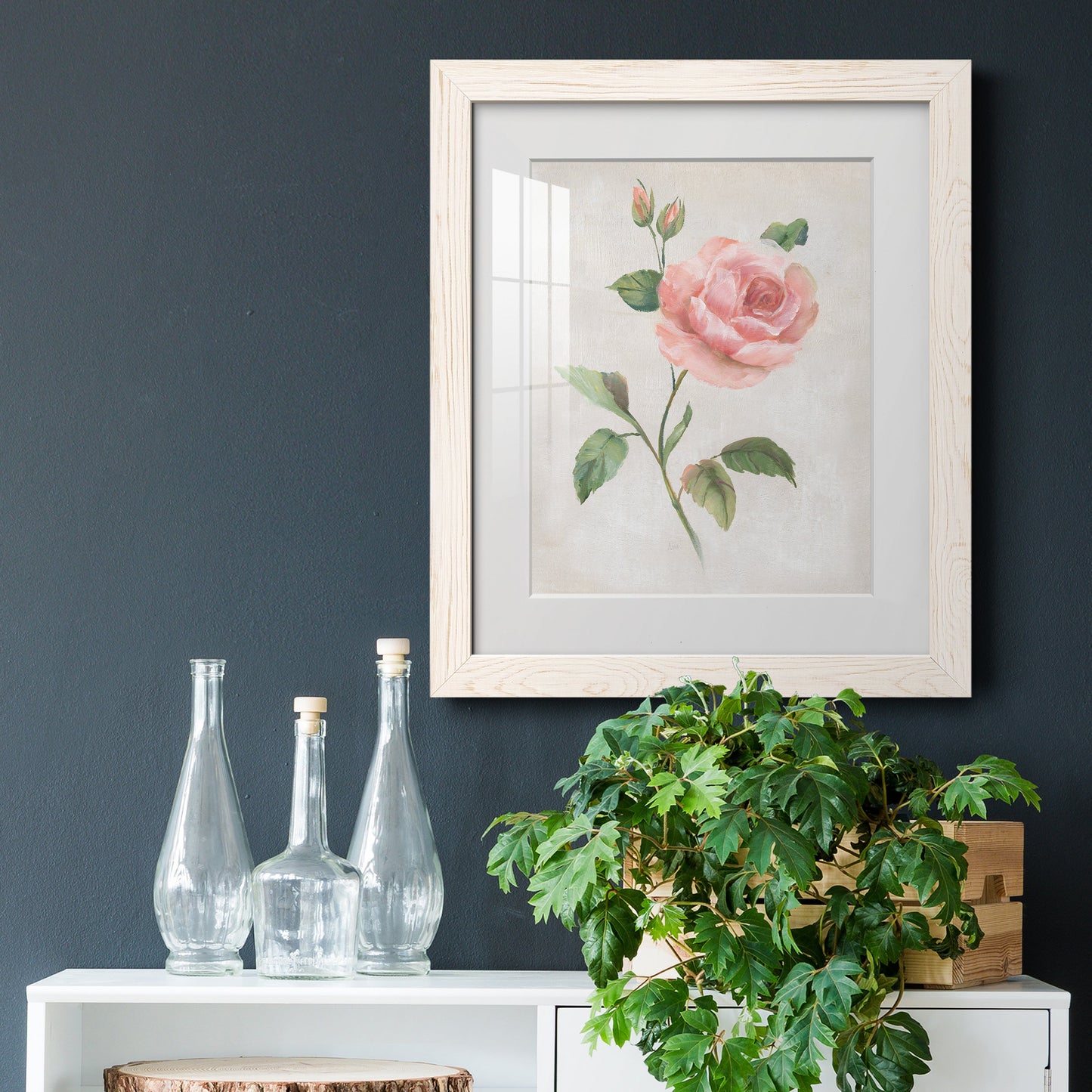 Grandiflora I - Premium Framed Print - Distressed Barnwood Frame - Ready to Hang