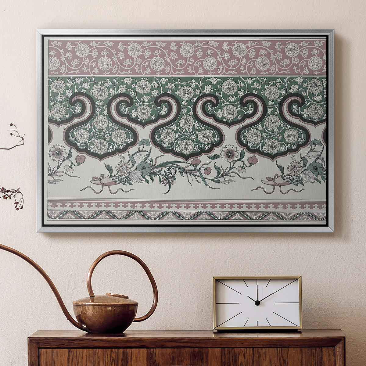 Examples of Chinese Ornament, Pl. LXXVI, 1867 - Floater Framed Canvas Print