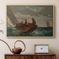 Breezing Up (A Fair Wind), 1873-1876 - Floater Framed Canvas Print