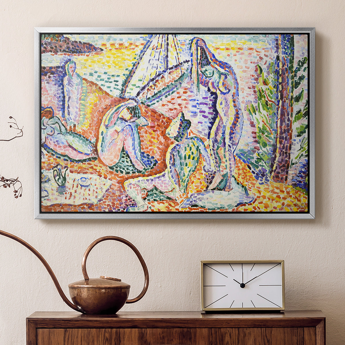 Luxe, Calme et Volupté, 1904 - Floater Framed Canvas Print