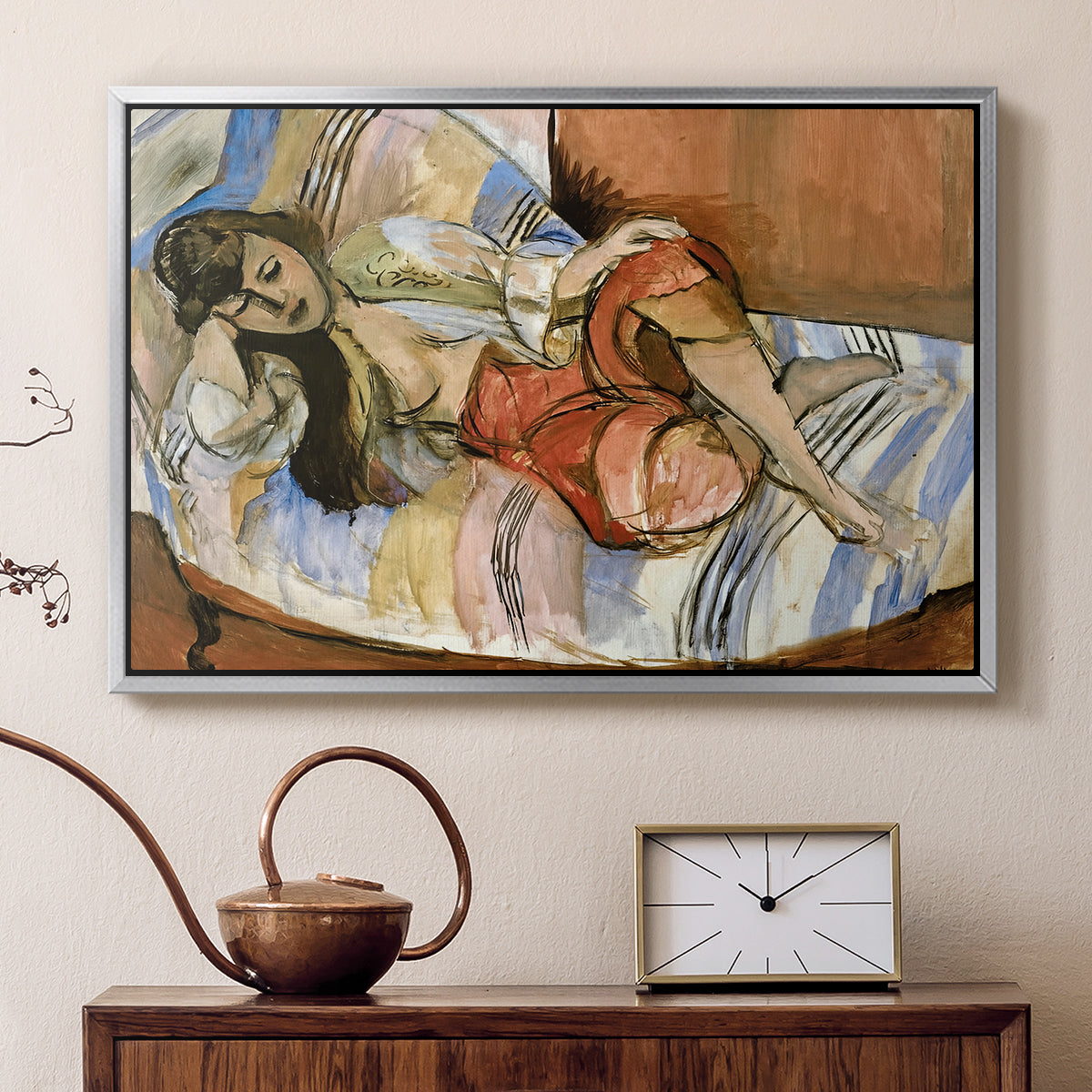 Odalisque, 1923 - Floater Framed Canvas Print