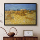 Wheat Field with Sheaves (Harvest in Provence), 1888 - Floater Framed Canvas Print