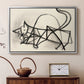 Study of a Cat (Étude de chat), 1946 - Floater Framed Canvas Print